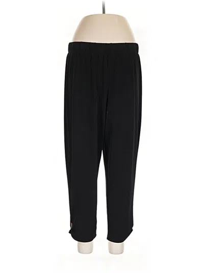 Pre-owned Chico's Track Pants In Black