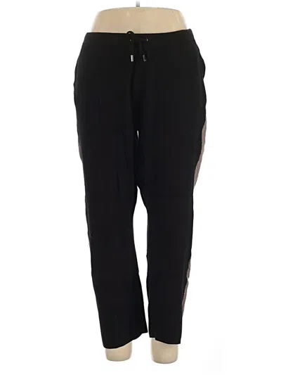 Pre-owned Chico's Track Pants In Black