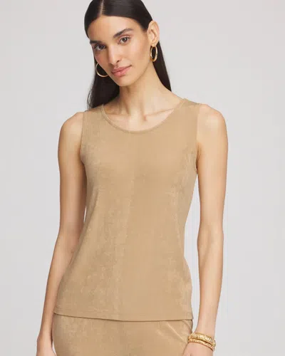 Chico's Travelers Convertible Tank In Brown