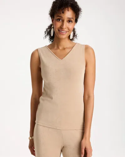 Chico's Travelers™ Convertible Tank In New Sonora Sand In Nude