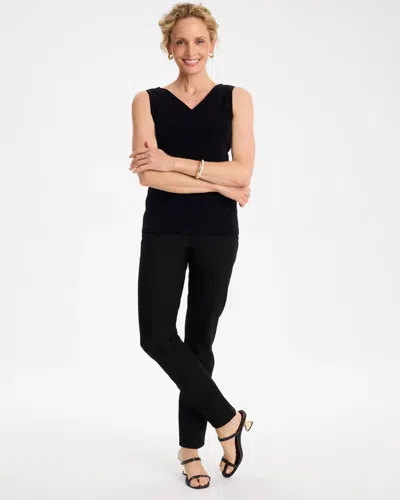 Chico's Travelers™ Crepe Ankle Pants In Black In Travelers Black