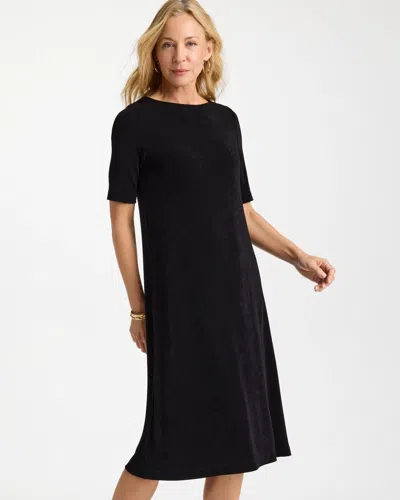 Chico's Travelers™ Elbow Sleeve Dress In Black