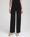 Chico's Travelers High-rise Straight Pants In Black