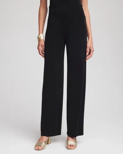 Chico's Travelers High-rise Straight Pants In Black