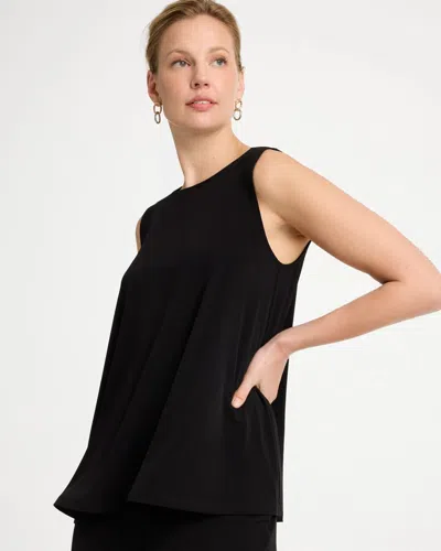 Chico's Travelers™ Knit Swing Tank In Black