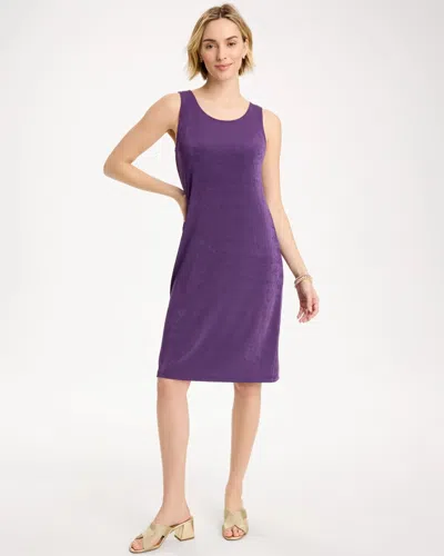 Chico's Travelers™ Short Tank Dress In Rich Amethyst In Purple