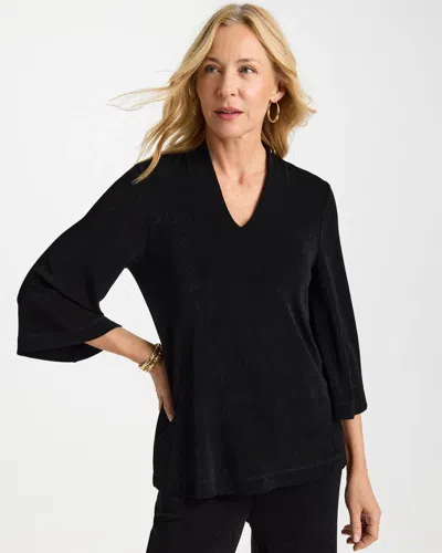 Chico's Travelers™ V-neck Kimono Top In Black