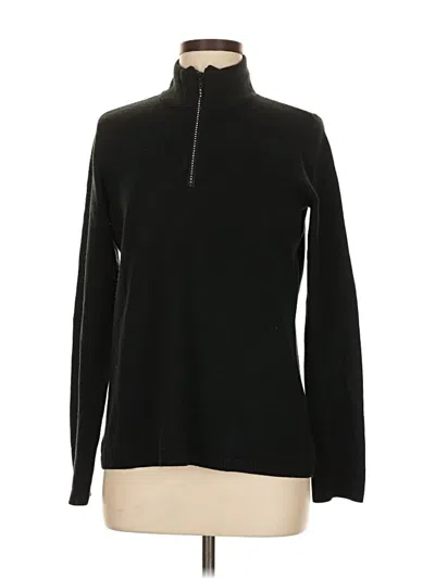 Pre-owned Chico's Turtleneck Sweater In Black
