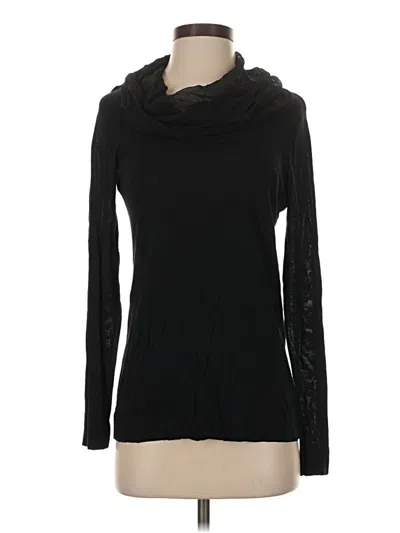 Pre-owned Chico's Turtleneck Sweater In Black