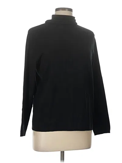 Pre-owned Chico's Turtleneck Sweater In Black