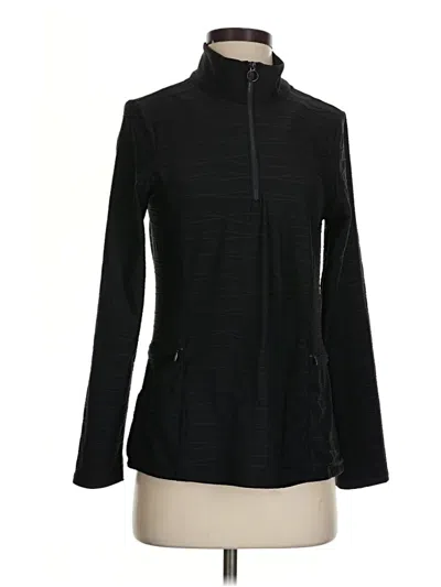 Pre-owned Chico's Turtleneck Sweater In Black