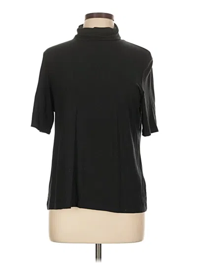 Pre-owned Chico's Turtleneck Sweater In Black