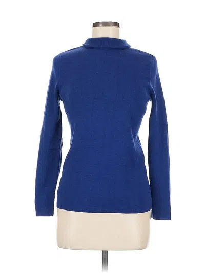 Pre-owned Chico's Turtleneck Sweater In Blue