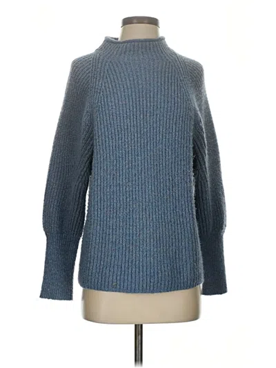 Pre-owned Chico's Turtleneck Sweater In Blue