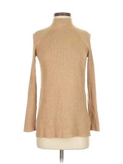 Pre-owned Chico's Turtleneck Sweater In Brown