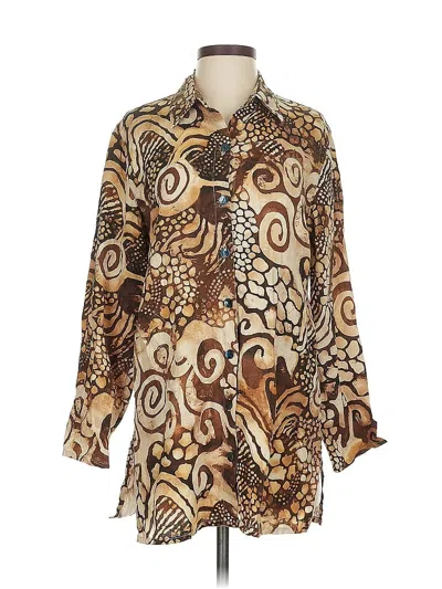 Pre-owned Chico's Turtleneck Sweater In Brown