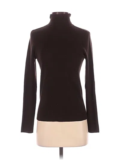 Pre-owned Chico's Turtleneck Sweater In Brown