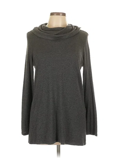 Pre-owned Chico's Turtleneck Sweater In Gray