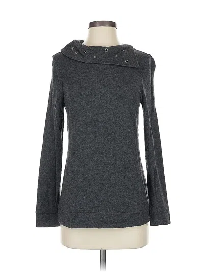 Pre-owned Chico's Turtleneck Sweater In Gray