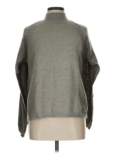 Pre-owned Chico's Turtleneck Sweater In Gray