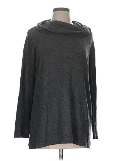Pre-owned Chico's Turtleneck Sweater In Gray