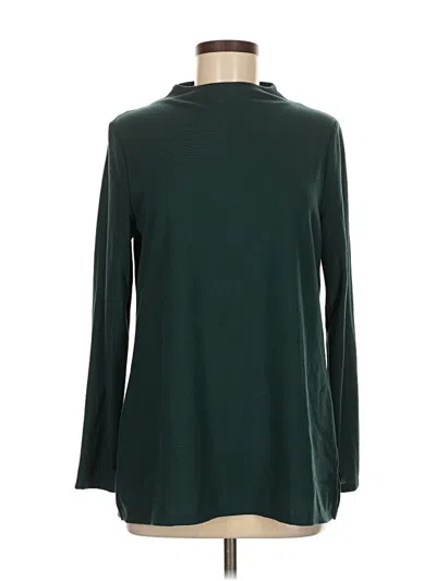 Pre-owned Chico's Turtleneck Sweater In Green