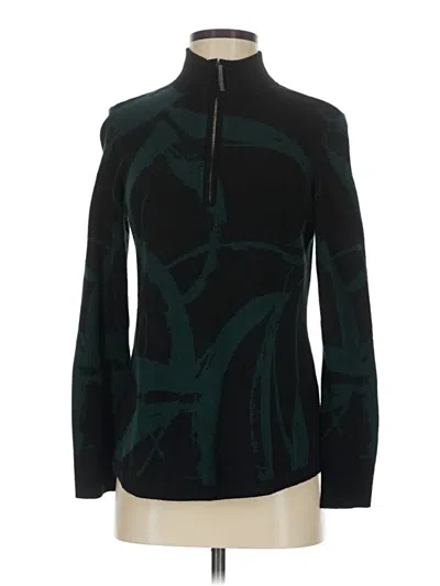 Pre-owned Chico's Turtleneck Sweater In Green