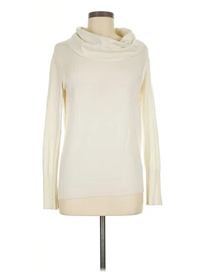 Pre-owned Chico's Turtleneck Sweater In Ivory