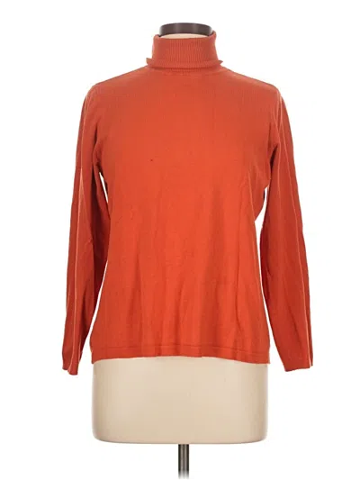 Pre-owned Chico's Turtleneck Sweater In Orange