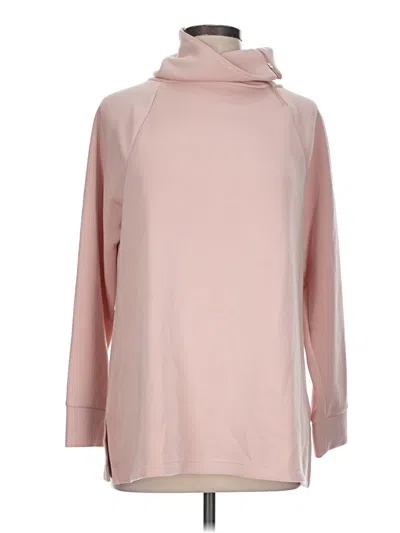 Pre-owned Chico's Turtleneck Sweater In Pink