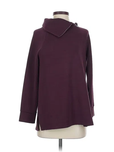 Pre-owned Chico's Turtleneck Sweater In Purple