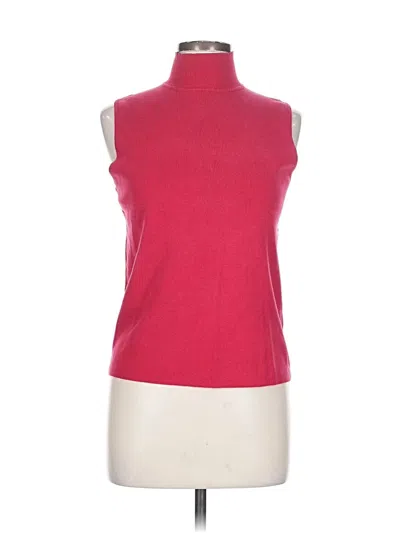 Pre-owned Chico's Turtleneck Sweater In Red