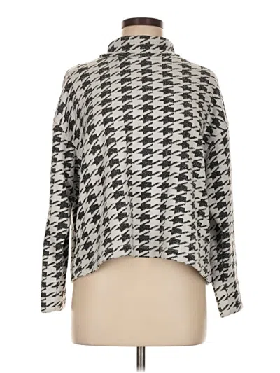 Pre-owned Chico's Turtleneck Sweater In Silver