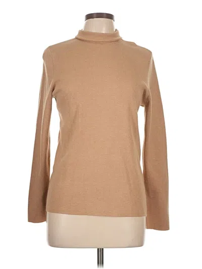 Pre-owned Chico's Turtleneck Sweater In Tan