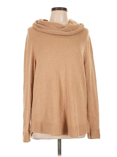 Pre-owned Chico's Turtleneck Sweater In Tan