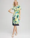Chico's Twist-front Knit Dress In Multi