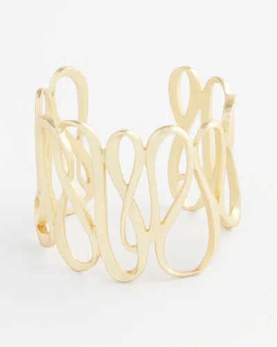 Chico's Twisted-metal Cuff Bracelet In Gold
