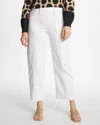 Chico's Utility Wide Pull-on Crop In White In White
