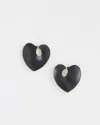 Chico's Valentine's Day Stud Earrings |  In Black