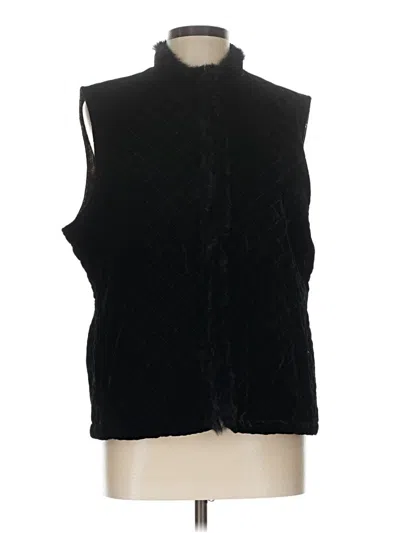 Pre-owned Chico's Vest In Black