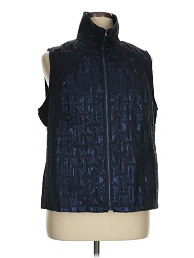 Pre-owned Chico's Vest In Blue