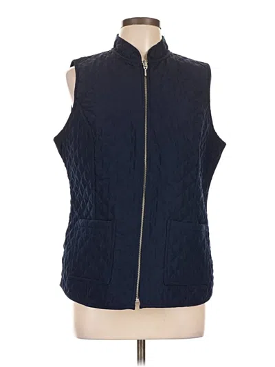 Pre-owned Chico's Vest In Blue