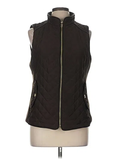 Pre-owned Chico's Vest In Brown