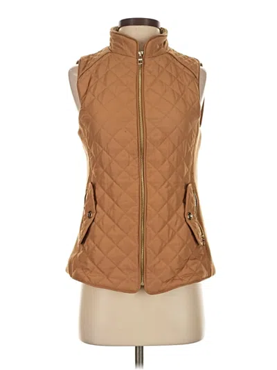 Pre-owned Chico's Vest In Brown