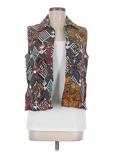 Pre-owned Chico's Vest In Brown