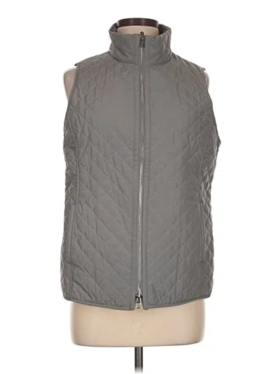 Pre-owned Chico's Vest In Gray