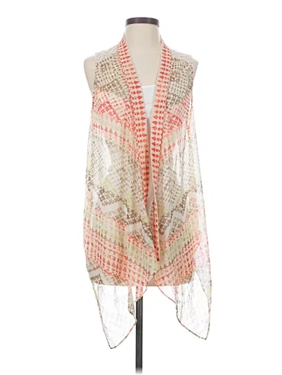 Pre-owned Chico's Vest In Ivory