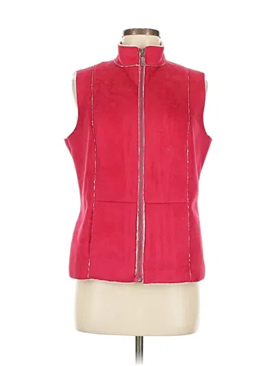 Pre-owned Chico's Vest In Red