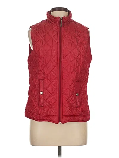 Pre-owned Chico's Vest In Red