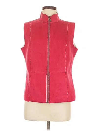 Pre-owned Chico's Vest In Red